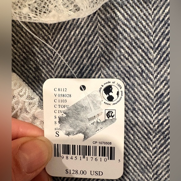 Free People Goldie Knit Top | Color: Tofu | size: S - Picture 5 of 8